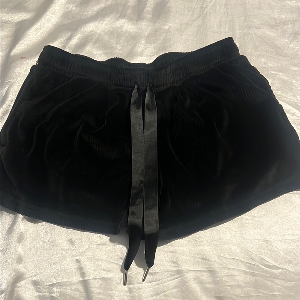 Black Velvet Women's Shorts